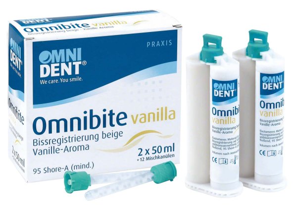 Omnibite Vanille 2 x 50 ml Doppelkartusche, 12 Mischkanülen