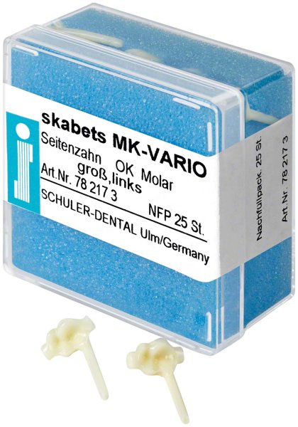 skabets MK-VARIO **Nachfüllpackung** 25 Stück Oberkiefer Molar groß links