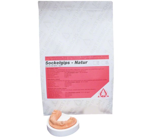 Sockelgips natur **Sack** 25 kg Sockelgips weiß