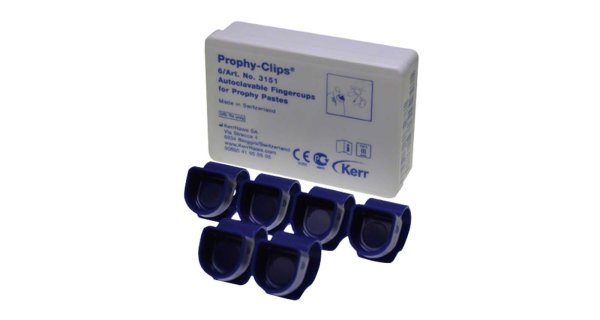 Prophy-Clips® 6 Stück dunkelblau