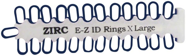 EZ-ID Markierungsringe 25 Stück dunkelblau, extra groß