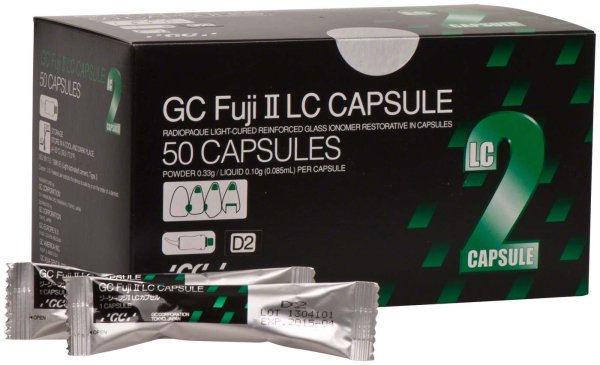 GC Fuji® II LC Capsule Improved 50 Kapseln D2