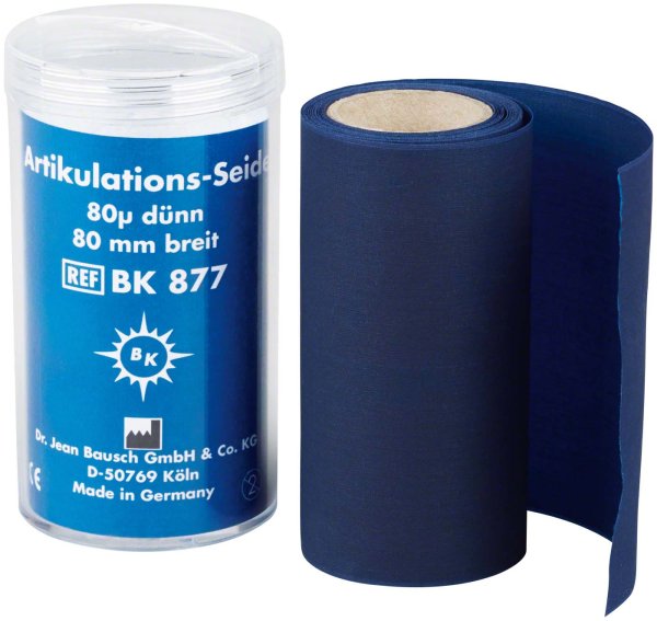 ARTIKULATIONS-SEIDE 80 µ 3 m blau, 80 mm, BK 877