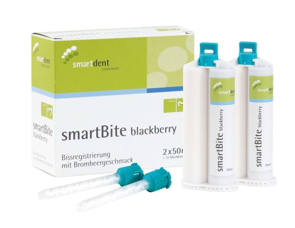 smartBite blackberry 2 x 50 ml Doppelkartusche, 12 Mischkanülen