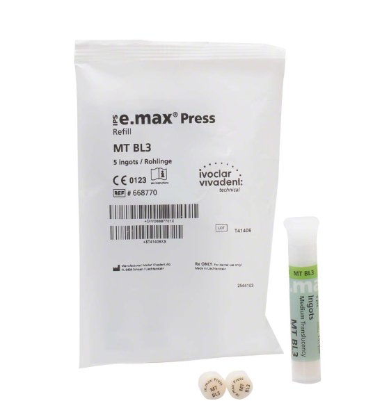 IPS e.max® Press MT 5 Stück BL3 MT