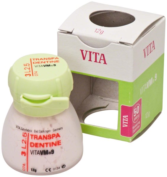 VITA VM® 9 3D-MASTER® 12 g Pulver transpa dentine 3L2.5