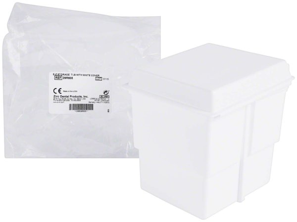 E-Z Storage Tub mit Deckel, weiß, 13,4 x 10,9 cm