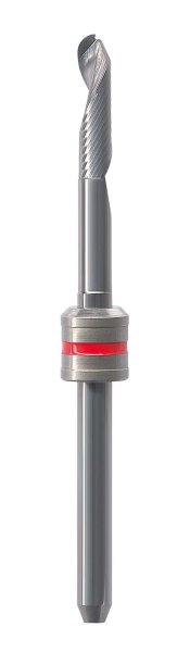 CAD/CAM 1-Schneider rot, Schaft-Ø 3 mm, Figur Zylinder, Kopflänge: 22 mm, ISO 030