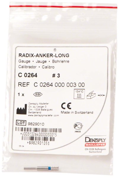 RADIX-ANKER-LONG 6 Bohrlehre Gr. 3