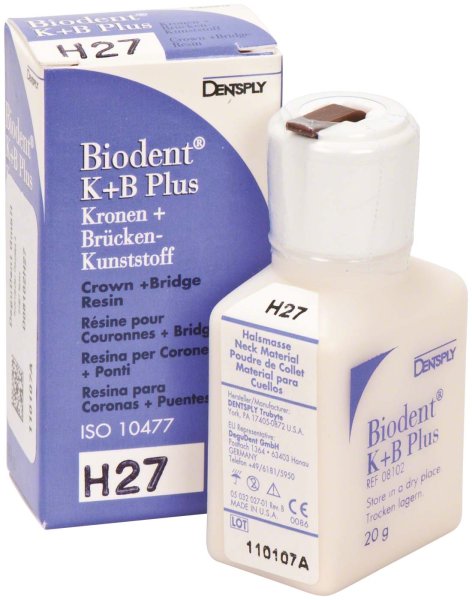 Biodent® K+B Plus Massen 20 g Pulver hals 27