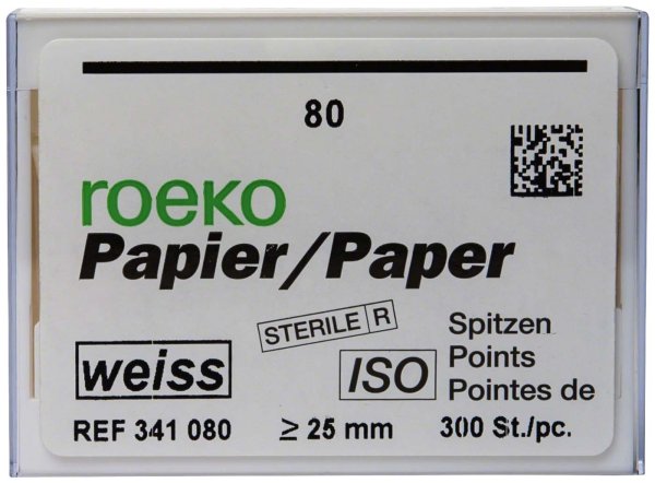 roeko Papier Spitzen weiss 300 Stück ISO 080