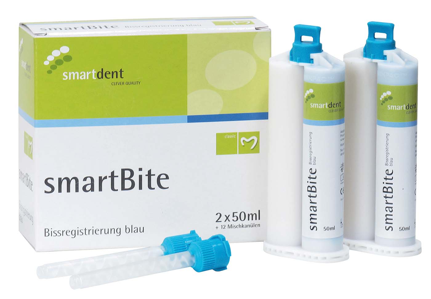 smartBite 2 x 50 ml Doppelkartusche, 12 Mischkanülen ...