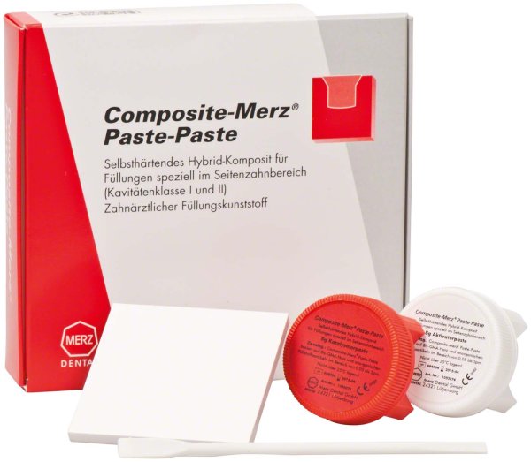 Composite-Merz® Paste-Paste 8 g Aktivatorpaste, 8 g Katalysatorpaste universal, Zubehör