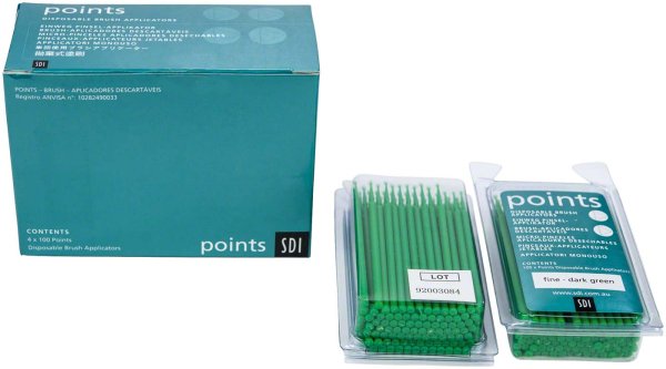 points Pinselapplikatoren 400 Pinsel dunkelgrün