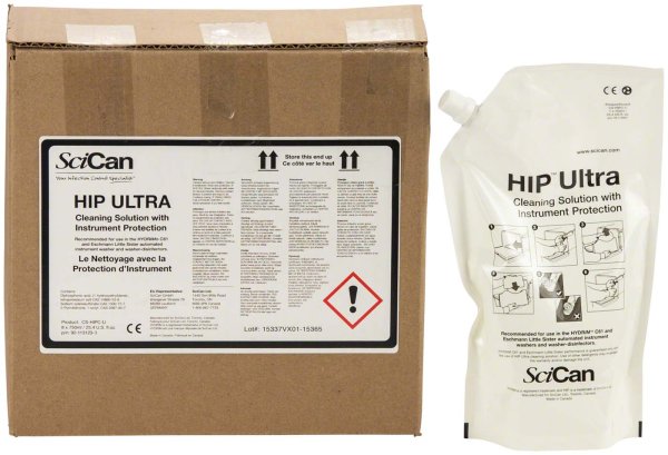 HYDRIM HIP™ Reinigungslösung **Karton** 8 x 750 ml Beutel, Ultra, für HYDRIM C61WD