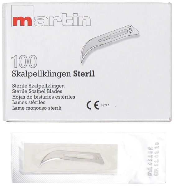 100 Pcs Dental Sterile #11 Surgical Blades With FREE #3 Scalpel Knife
