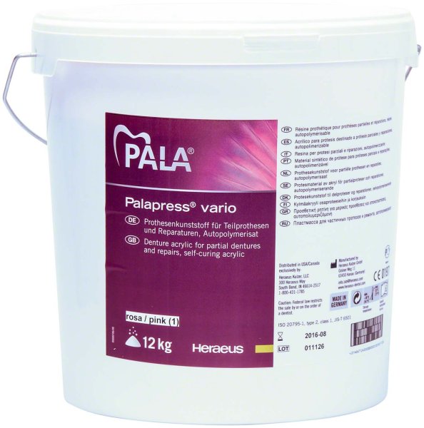 Palapress® vario **Eimer** 12 kg Pulver rosa