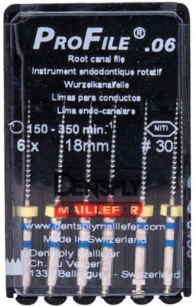 ProFile® 6 Stück 18 mm, Taper.06, ISO 030