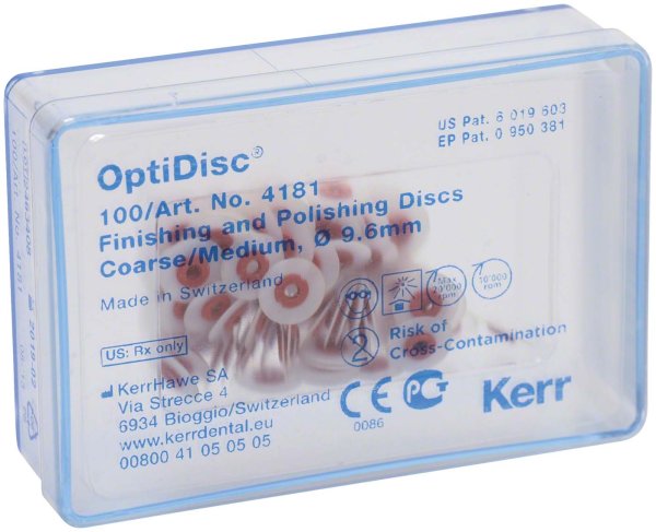 OptiDisc® **Nachfüllpackung** 100 Stück unmontiert, hellbraun grob/mittel, Ø 9,6 m