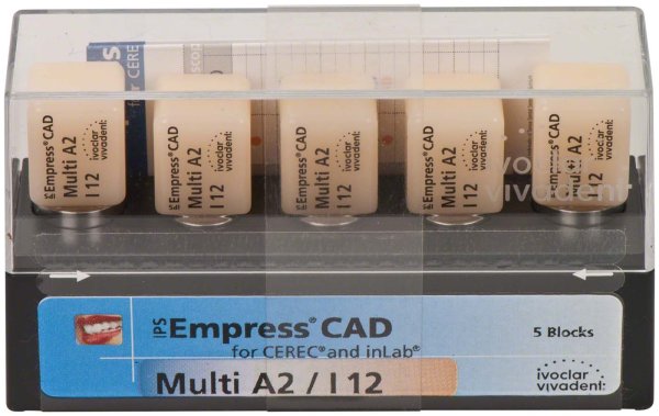 IPS Empress® CAD Multi for CEREC 5 Stück Gr. I12, A2