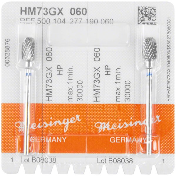 HM-Fräser GX 2 Stück kreuzverzahnt, blau standard, HP, Figur 277, 10 mm, ISO 060