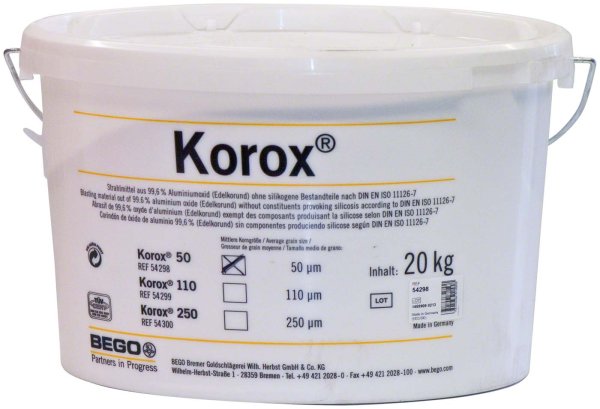 Korox® **Eimer** 20 kg 50 µm