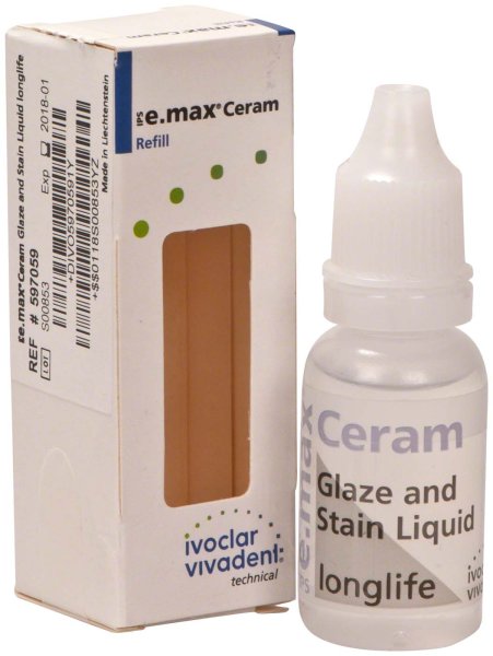 IPS e.max® Ceram Flüssigkeiten 15 ml Glasur- und Malfarbenliquid longlife