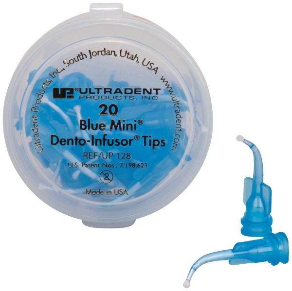 Blue Mini® Dento-Infusor® Tip 20 Blue Mini Dento-Infusor Tips, Ø 1,2 mm