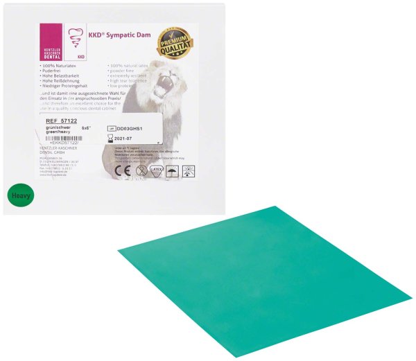 KKD® SympaticDam Premium 36 Stück grün, 15 x 15 cm, stark