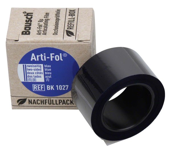 Arti-Fol® 8 µ **Nachfüll-Box** 20 m zweiseitig, 22 mm breit, blau