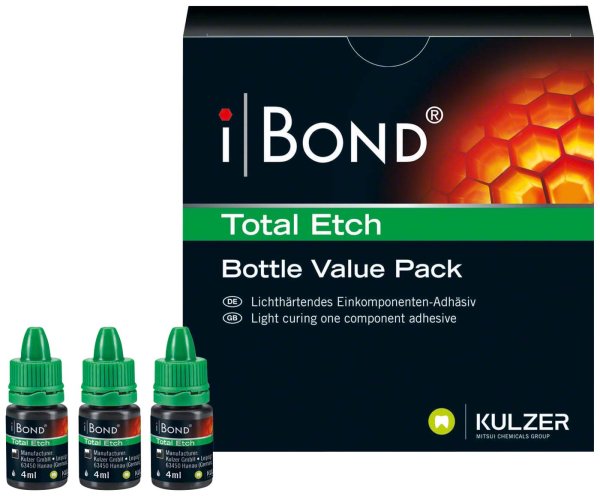 iBOND® Total Etch **Value Pack** 3 x 4 ml Flasche