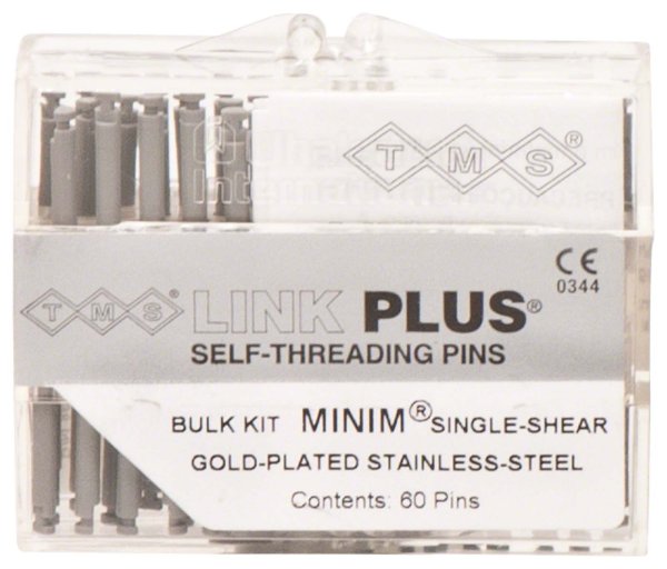 TMS® LINK **Bulkpackung** 60 Einzelstifte, Minim silber EL722-60
