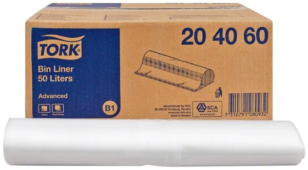 TORK® Abfallsäcke **Karton** 10 x 25 Tüten, 50 l