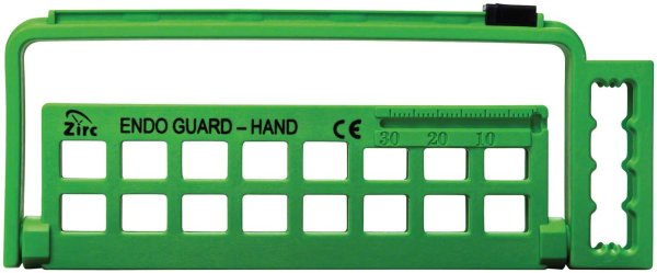 Endo Guard neongrün, 13,7 x 1 x 5,6 cm, für 16 Handinstrumente