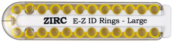 EZ-ID Markierungsringe 25 Stück neongelb, Ø 6 mm