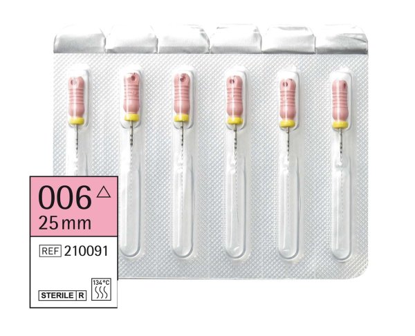 Omni K-Bohrer steril 6 Stück steril, 25 mm, ISO 006