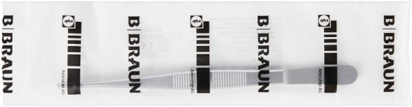 Chirurgische Pinzetten gerade, Maulbreite 2,7 mm, 160 mm