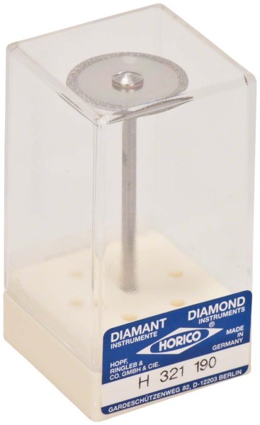 Diamantscheiben 321 doppelseitig, starr, HP, Figur 321, 0,5 mm, ISO 190