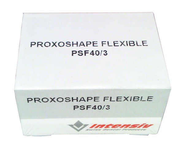PROXOSHAPE Flexible 3 Stück 0,1 mm, rot fein, 8,5 mm, 40 µm