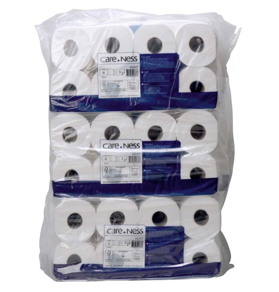 Toilettenpapier 72 Stück weiß, 3-lagig