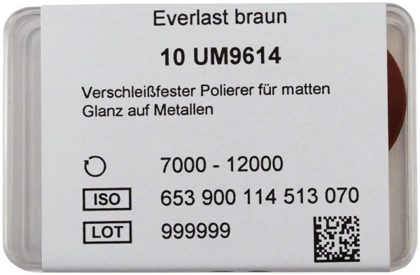 Everlast 10 Stück unmontiert, braun, ISO 220