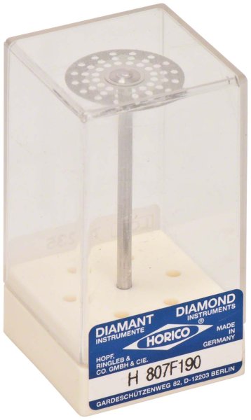 Diamantscheiben 806 doppelseitig, sehr flexibel, gelb extra fein, HP, Figur 807 F, 0,15 mm, ISO 190