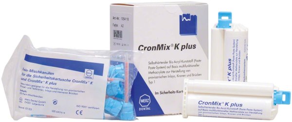 CronMix® K plus 2 x 50 ml Doppelkartusche A2 4:1, 20 Feinmischkanülen