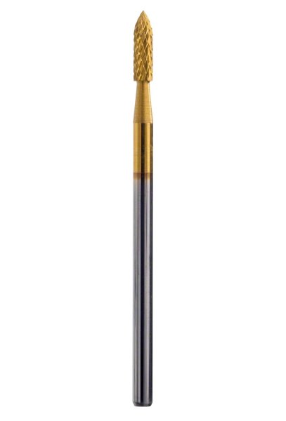 DIADUR GOLDEN-QUATTRO kreuzverzahnt, TIN-beschichtet, blau mittel, HP, Figur 289, ISO 023