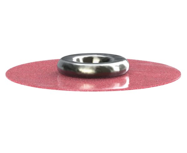 Jiffy™ Spin Shaping and Finishing Disks 75 Disks mittel rot, 10 mm