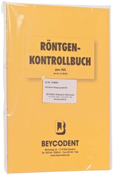 Röntgenkontrollbuch