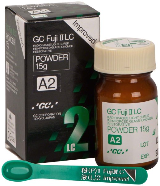 GC Fuji® II LC Improved **Nachfüllpackung** 15 g Pulver A2