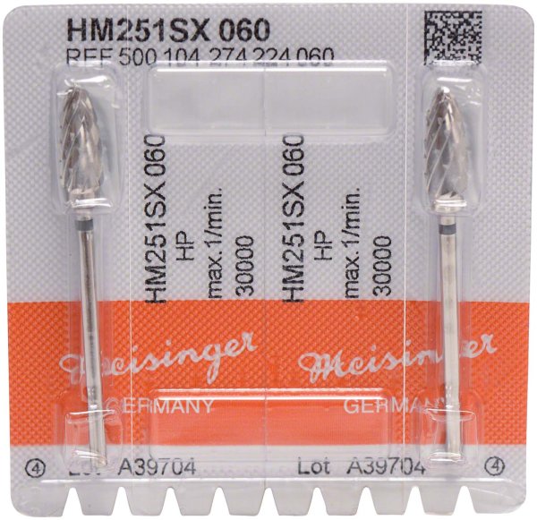 HM-Fräser SX 2 Stück kreuzverzahnt, schwarz supergrob, HP, Figur 274, 14,4 mm, ISO 060