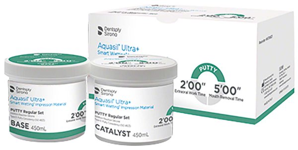 Aquasil® Ultra+ 450 ml Katalysator, 450ml Base, Putty Regular Set, Zubehör