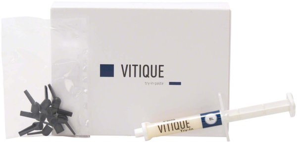 Vitique 3,9 g Try-In-Paste BL, 10 Veneer-Tips